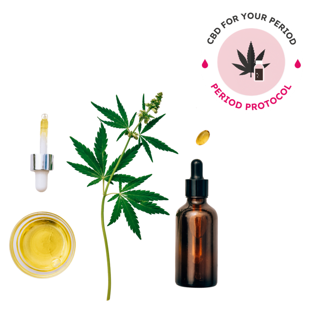 CBD for Your Period Hero Sales Page