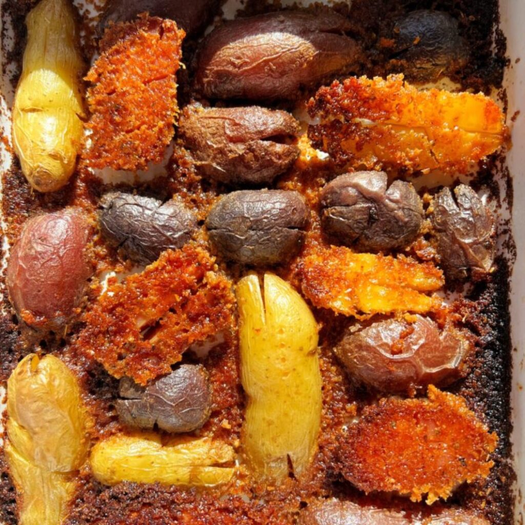 Crispy Parmesan Potatoes - Featured