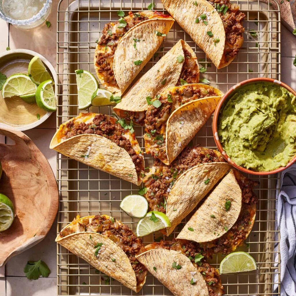 Favorite Baked Crispy Beef Tacos - Featured