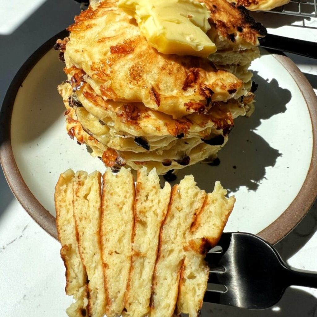 Gluten-Free Cottage Cheese Pancakes - Featured
