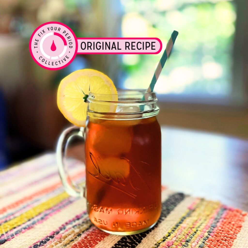 Red Raspberry and Nettle Tea Infusion